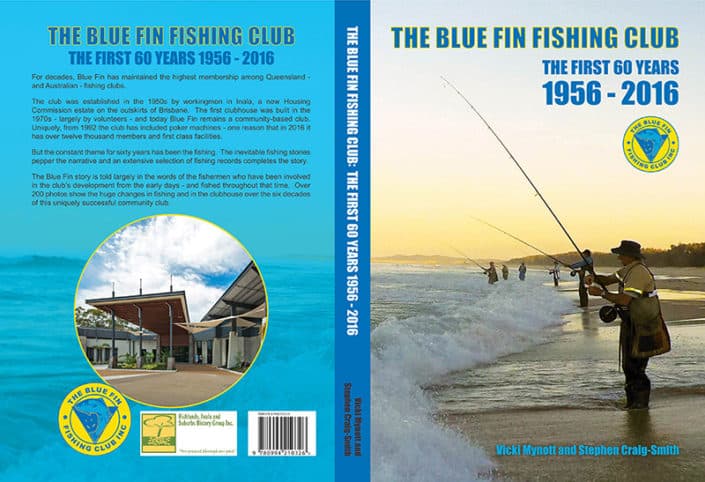 Book cover design for Blue Fin Fishing Club